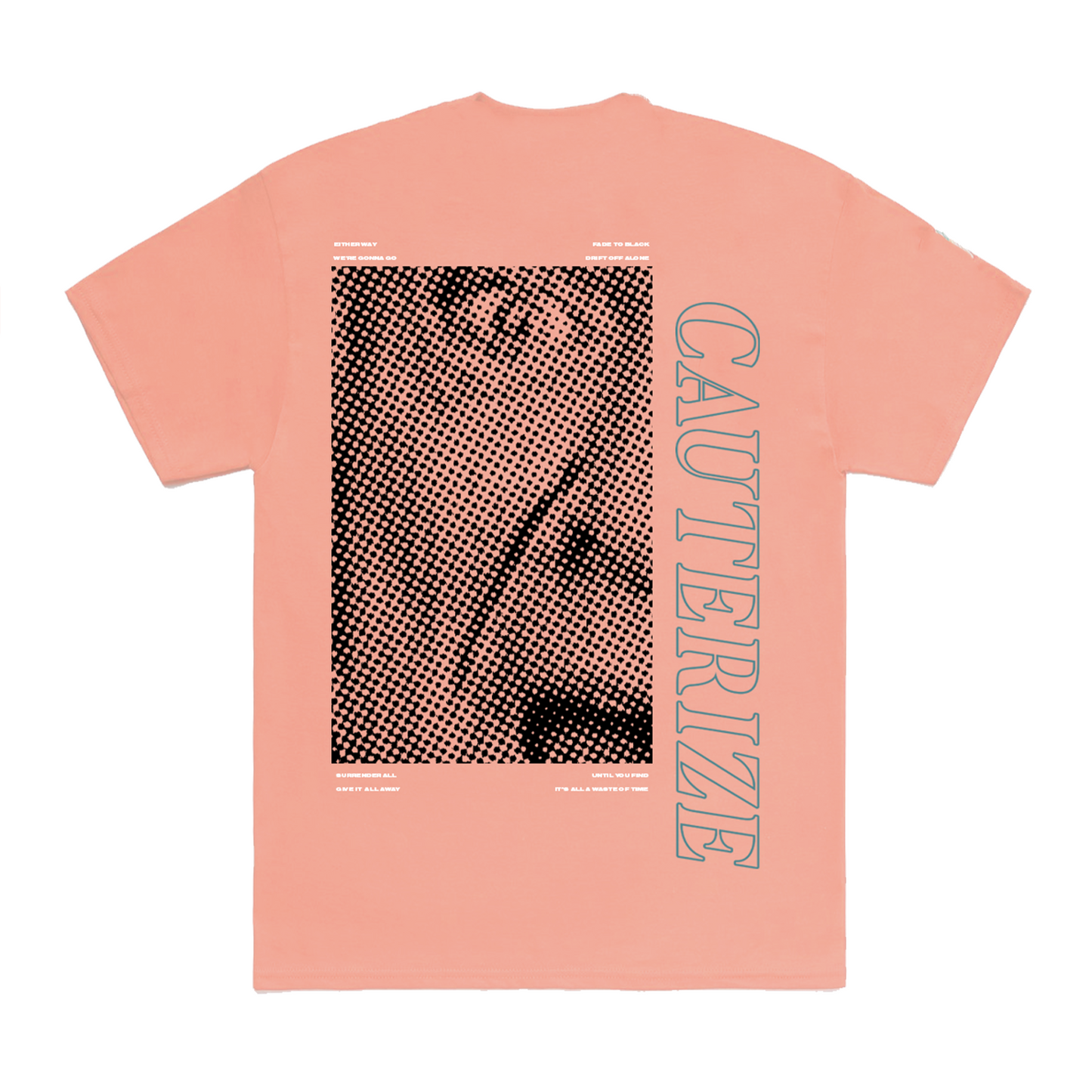 THE 'CAUTERIZE' TEE (PEACH)