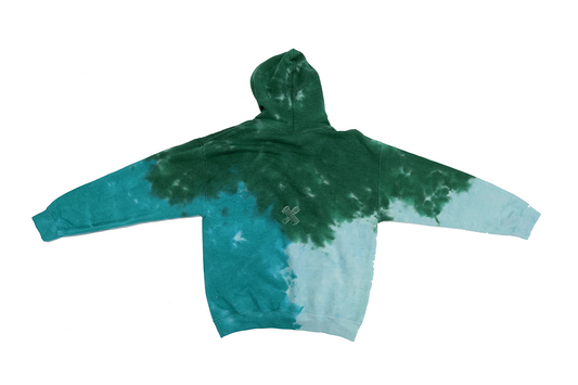 THE TIE DYE HOODIE (AQUA)