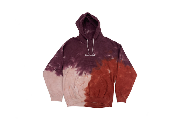THE TIE DYE HOODIE (WINE) – HUNDREDTH