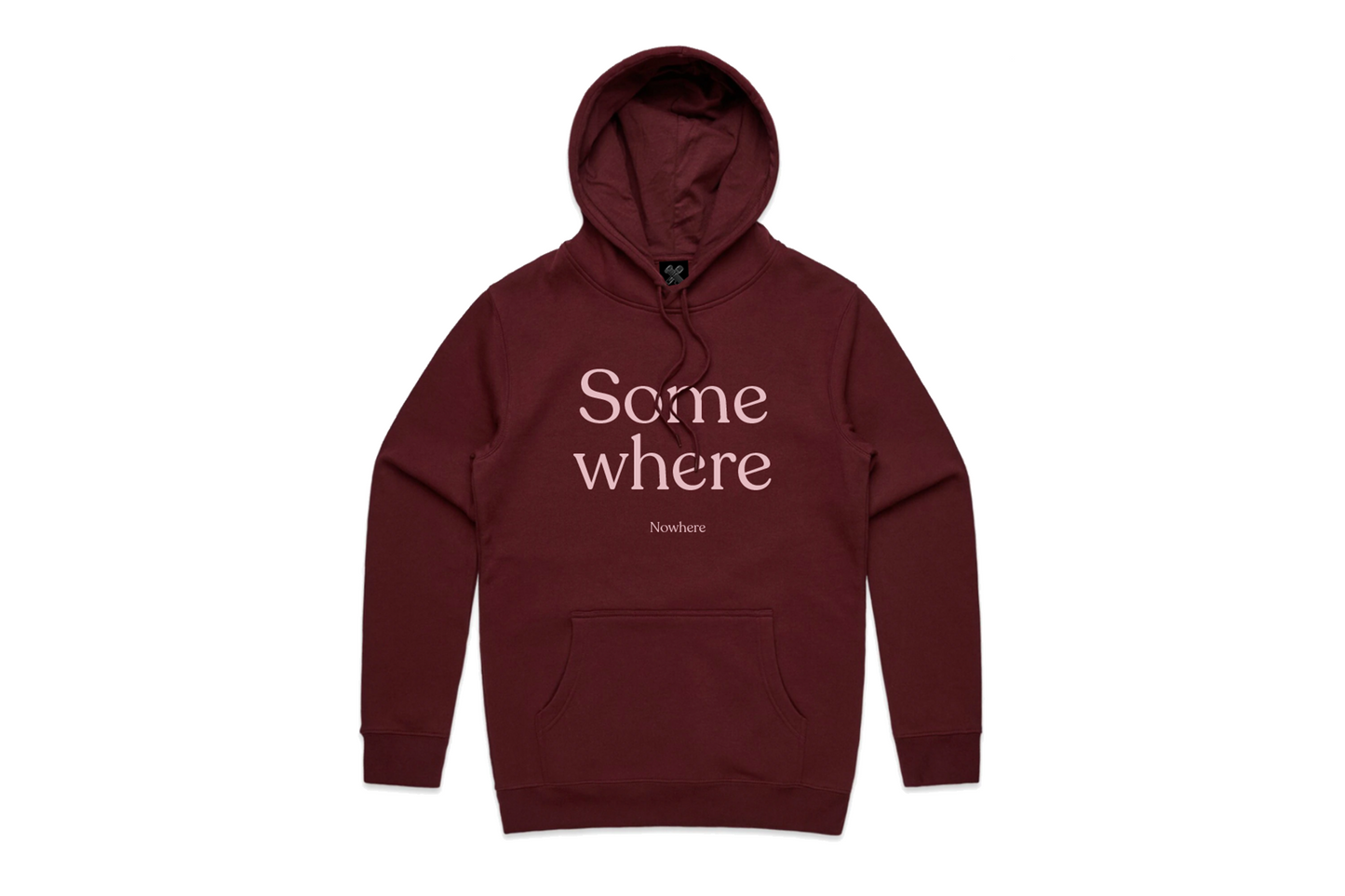 THE SOMEWHERE NOWHERE HOODIE (BORDEAUX)
