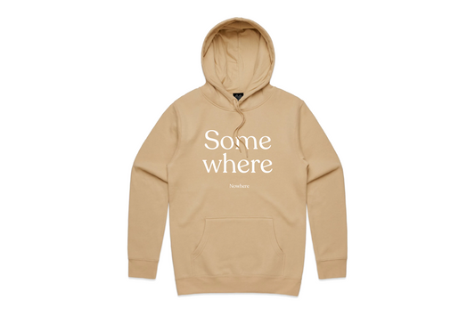 THE SOMEWHERE NOWHERE HOODIE (NUDE)