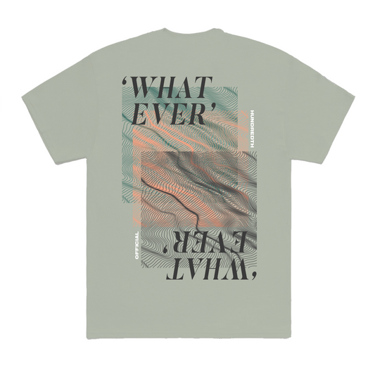 THE 'WHATEVER' TEE (MOSS GREEN)